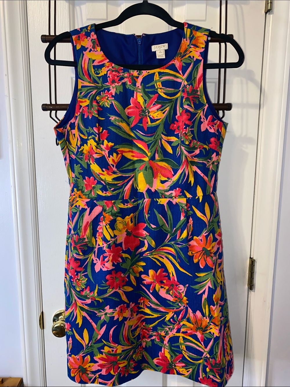 Preowned J. Crew floral dress, sz. 6 petite